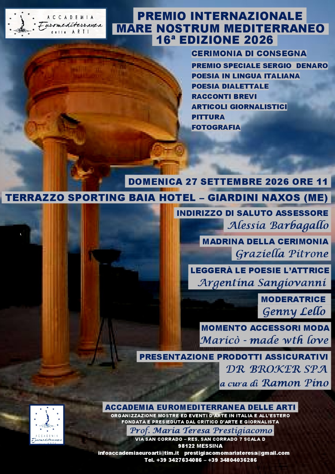 PREMIO MARE NOSTRUM MEDITERRANEO & VACANZE DI IERI E DI OGGI - 16ª EDIZIONE